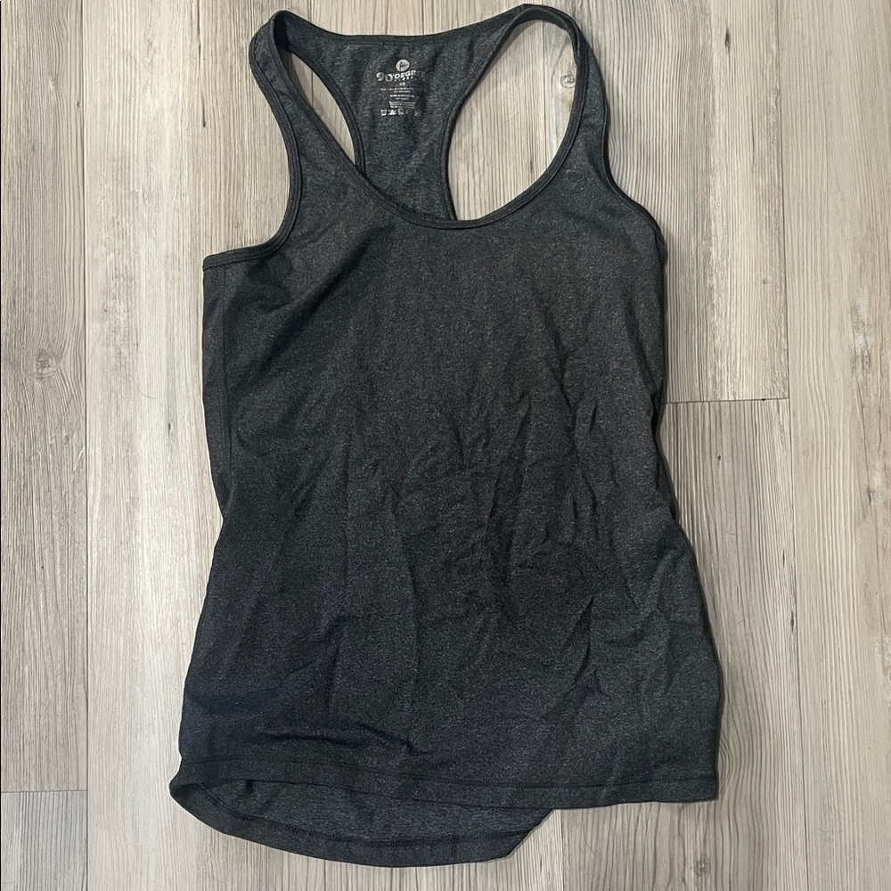 90 Degree By Reflex Charcoal Tank Top
